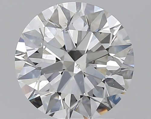 1.72 carat I-SI1 Excellent cut Natūralus Round Deimantas (1)