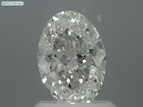 1.01 carat H-SI1 Natūralus Oval Deimantas (1)