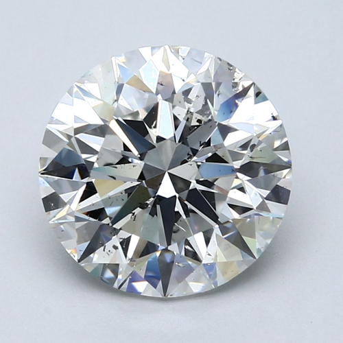 5.07 carat G-SI2 Excellent cut Natūralus Round Deimantas (1)