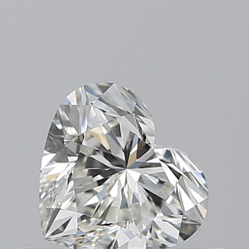 0.5 carat I-VVS1 Natūralus Heart Deimantas (1)