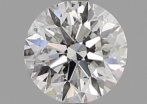 0.9 carat F-SI1 Excellent cut Natūralus Round Deimantas (1)
