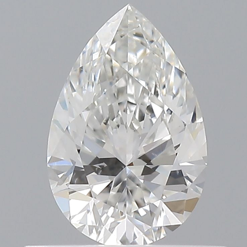 0.5 carat G-SI1 Natūralus Pear Deimantas (1)