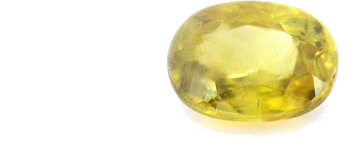 1.0 carat YELLOW Oval Sphene (1)