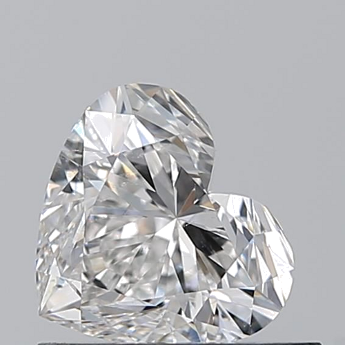0.64 carat F-SI1 Natūralus Heart Deimantas (1)