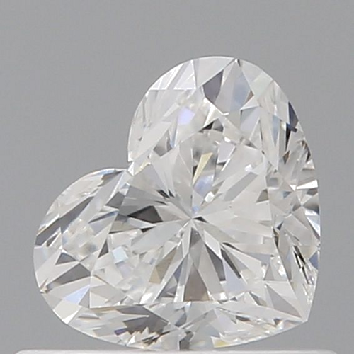 0.5 carat F-VS2 Natūralus Heart Deimantas (1)