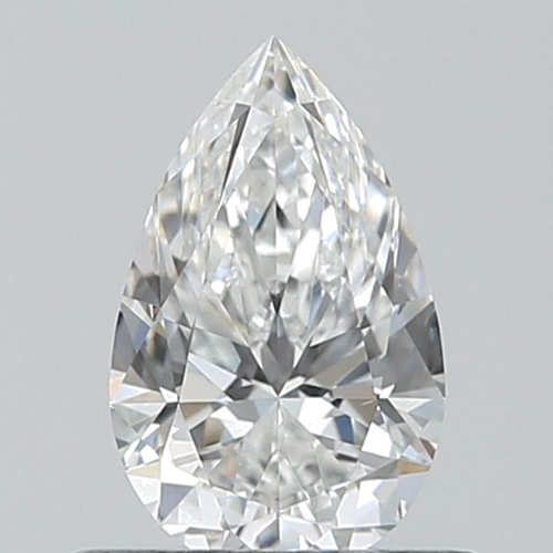 0.5 carat E-VS1 Natūralus Pear Deimantas (1)
