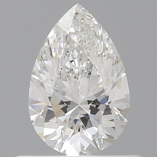 0.5 carat F-VVS1 Natūralus Pear Deimantas (1)
