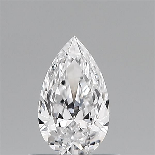 0.4 carat D-VVS1 Natūralus Pear Deimantas (1)