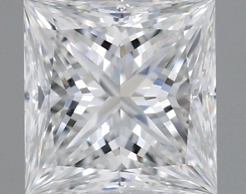 0.58 carat F-VVS1 Natūralus Princess Deimantas (1)