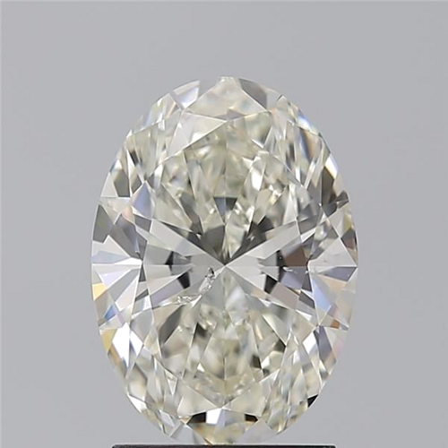2.01 carat K-SI2 Natūralus Oval Deimantas (1)