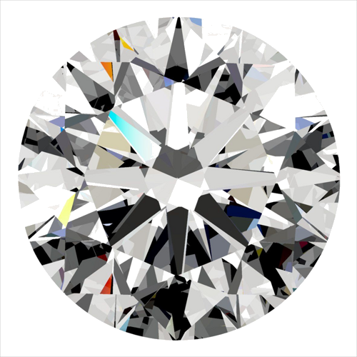 0.4 carat F-IF Very Good cut Natūralus Round Deimantas (1)