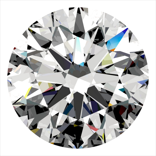 0.3 carat F-VVS2 Excellent cut Natūralus Round Deimantas (1)