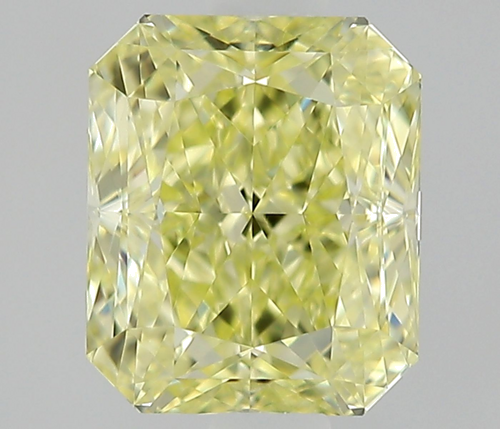 0.58 carat Fancy Yellow-VVS1 Natūralus Radiant Deimantas (1)