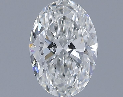 0.51 carat H-SI1 Natūralus Oval Deimantas (1)