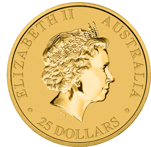 1/4 oz Kengūra 2016 Australija auksinė moneta (.9999 Grynuolis) (2)