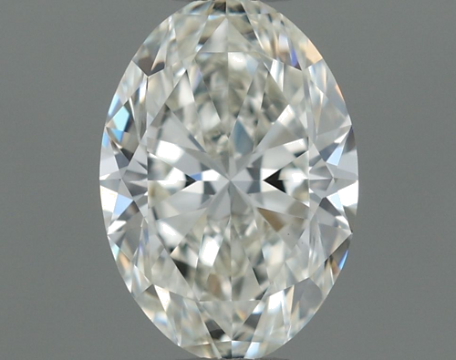 0.51 carat I-VVS2 Natūralus Oval Deimantas (1)