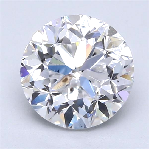 3.01 carat D-SI1 Fair cut Natūralus Round Deimantas (1)