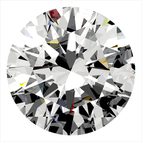 0.5 carat G-VS2 Excellent cut Natūralus Round Deimantas (1)