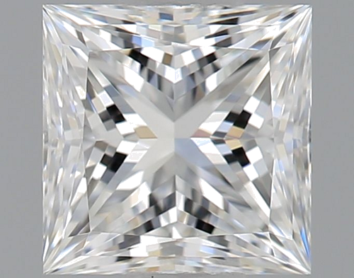0.5 carat F-VVS2 Natūralus Princess Deimantas (1)