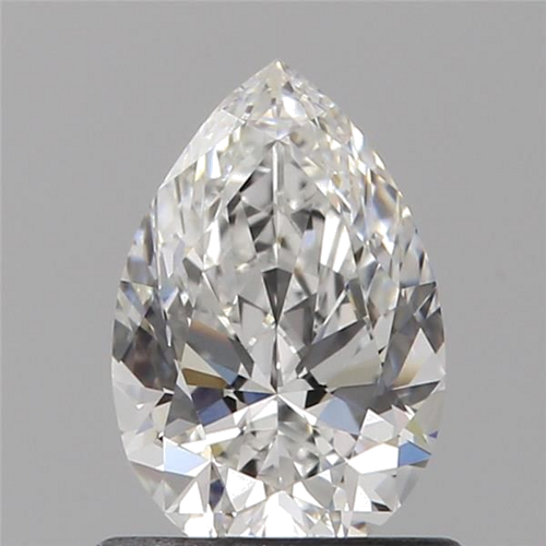 0.73 carat F-VVS1 Natūralus Pear Deimantas (1)