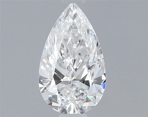 0.5 carat E-SI1 Natūralus Pear Deimantas (1)