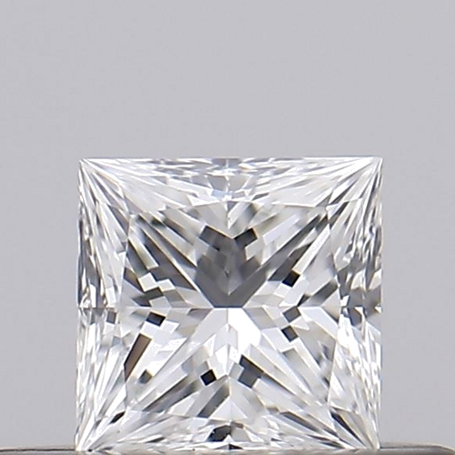 0.21 carat E-VVS2 Natūralus Princess Deimantas (1)