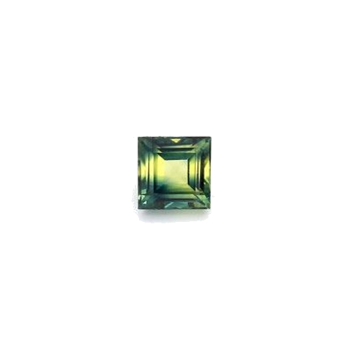 0.49 carat GREEN STEP cut Square Safyras (1)