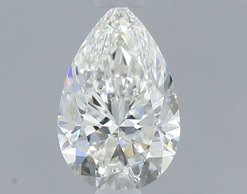 0.5 carat H-VVS1 Natūralus Pear Deimantas (1)
