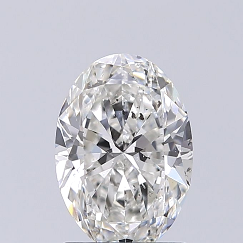1.21 carat G-SI2 Natūralus Oval Deimantas (1)