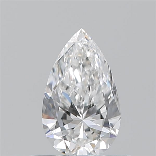 0.51 carat E-VVS1 Natūralus Pear Deimantas (1)
