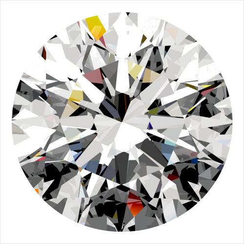 0.4 carat G-VS1 Excellent cut Natūralus Round Deimantas (1)