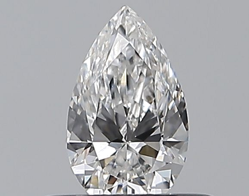 0.32 carat E-VS2 Natūralus Pear Deimantas (1)