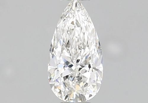 0.4 carat F-VS1 Natūralus Pear Deimantas (1)