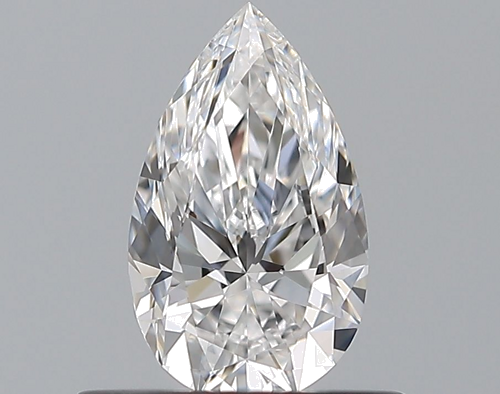 0.51 carat D-VVS1 Natūralus Pear Deimantas (1)