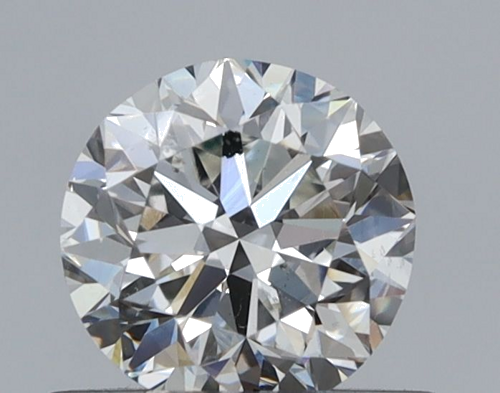 0.6 carat I-SI1 Very Good cut Natūralus Round Deimantas (1)