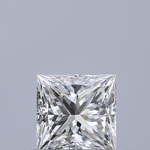 0.41 carat D-VVS1 Natūralus Princess Deimantas (1)