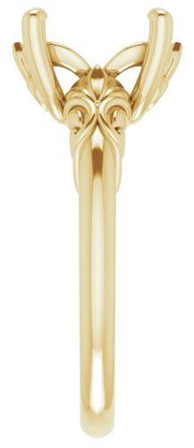 Sužadėtuvių Žiedas „Solitaire“ 14k yellow gold Oval 11mm x 9mm (4)