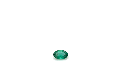 0.35 carat GREEN Oval Smaragdas (1)