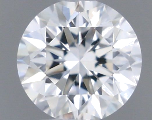 0.19 carat F-VVS2 GD cut Natūralus Round Deimantas (1)