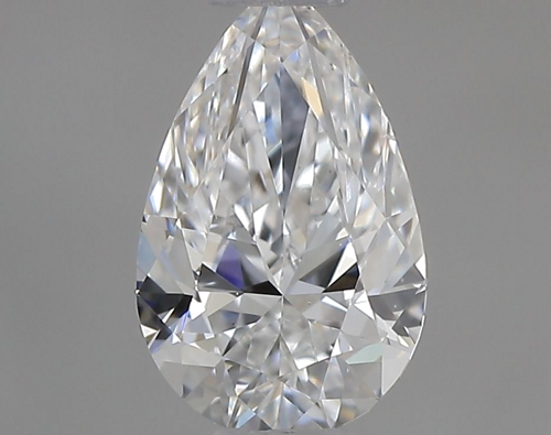 0.4 carat D-VS2 Natūralus Pear Deimantas (1)
