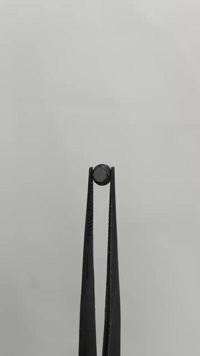 0.56 carat Fancy Black-VVS2 Excellent cut Natūralus Round Deimantas (1)
