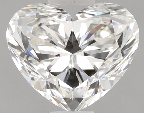 1.51 carat H-SI2 Natūralus Heart Deimantas (1)