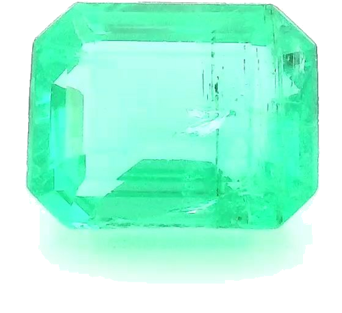 0.62 carat GREEN STEP cut Octagonal Smaragdas (1)