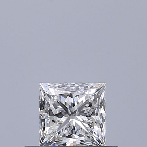 0.37 carat D-VVS2 Natūralus Princess Deimantas (1)