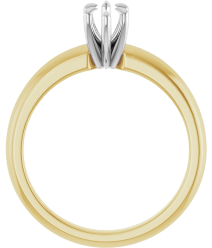 Sužadėtuvių Žiedas „Claw-Prong Solitaire“ 14k yellow/white gold Marquise 8mm x 4mm (2)