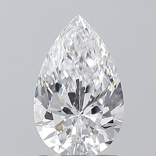 1.01 carat D-VS1 Natūralus Pear Deimantas (1)