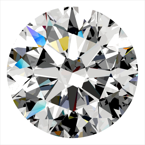 0.3 carat D-VVS1 Excellent cut Natūralus Round Deimantas (1)