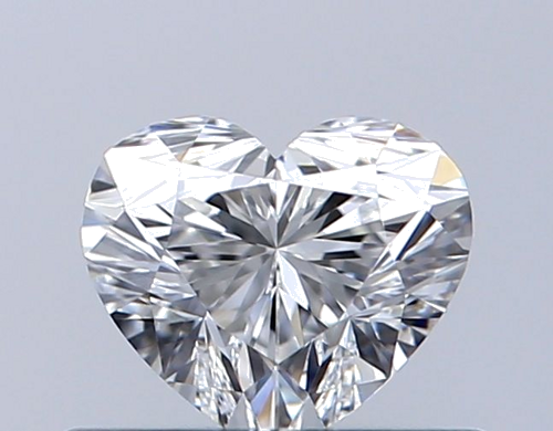 0.5 carat E-VVS1 Natūralus Heart Deimantas (1)