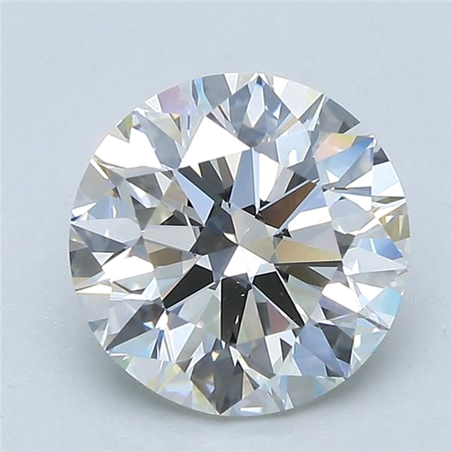 3.01 carat H-VS1 Excellent cut Natūralus Round Deimantas (1)