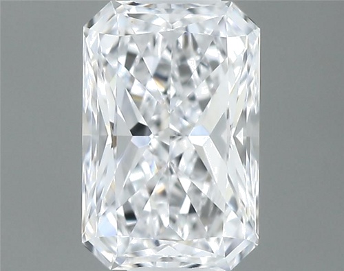 0.41 carat D-VVS2 Natūralus Radiant Deimantas (1)